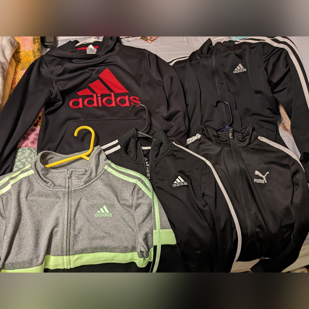 Boys medium (10-12) warm up jackets